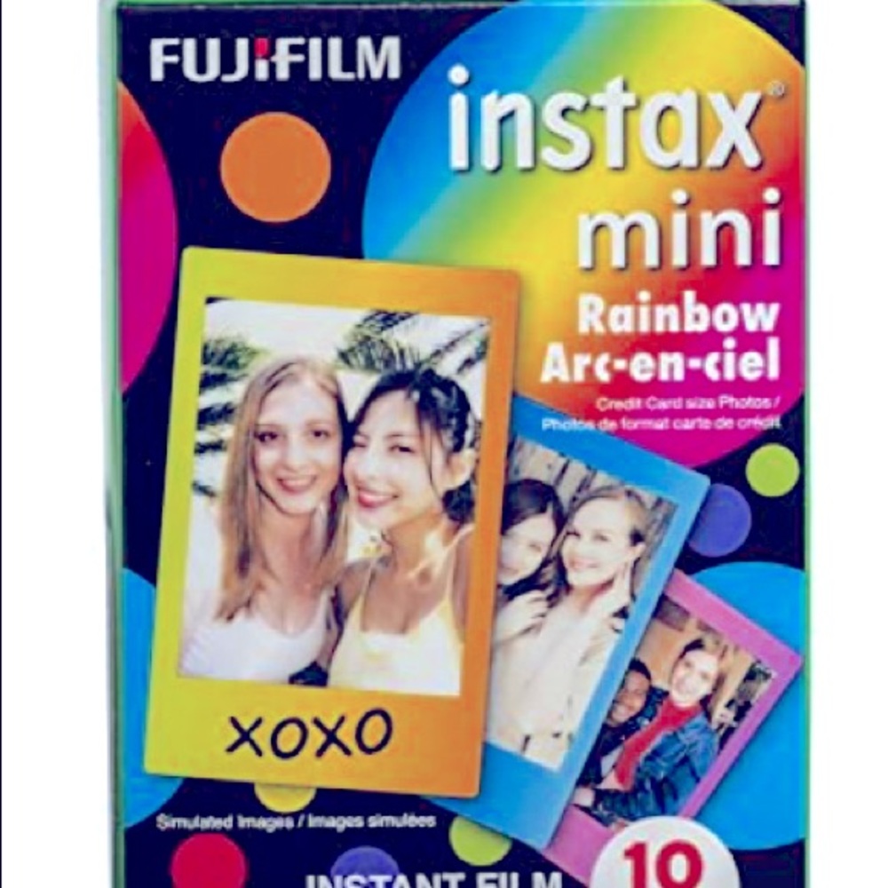 Selling rainbow instax mini